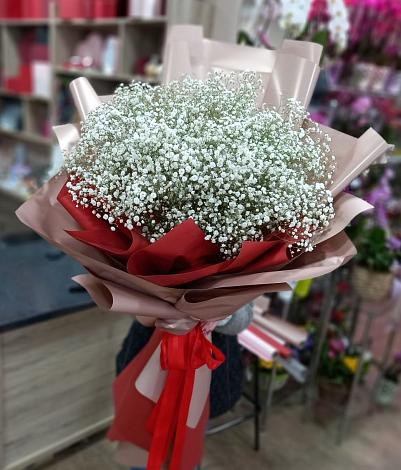 Букет цветов из: Гипсофила в Падаре