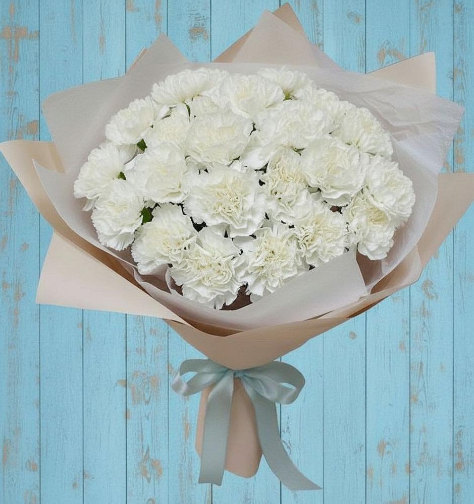 Букет цветов из: Гвоздики в Падаре