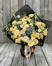 Букет цветов из:  Розы и Лизиантусы #REPLACE_PRED# Падаре