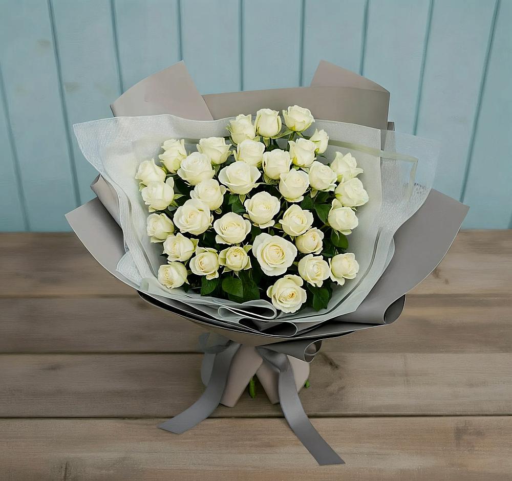 Букет Белоснежная нежность в Падаре
