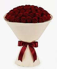 Букет 101 Бордовая роза Блэк Бакарра в Падаре