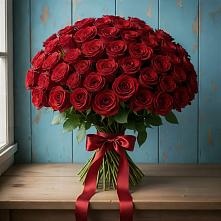 Букет Красные розы Блэк Меджик в Падаре