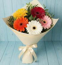 Букет цветов из:  Герберы в Падаре