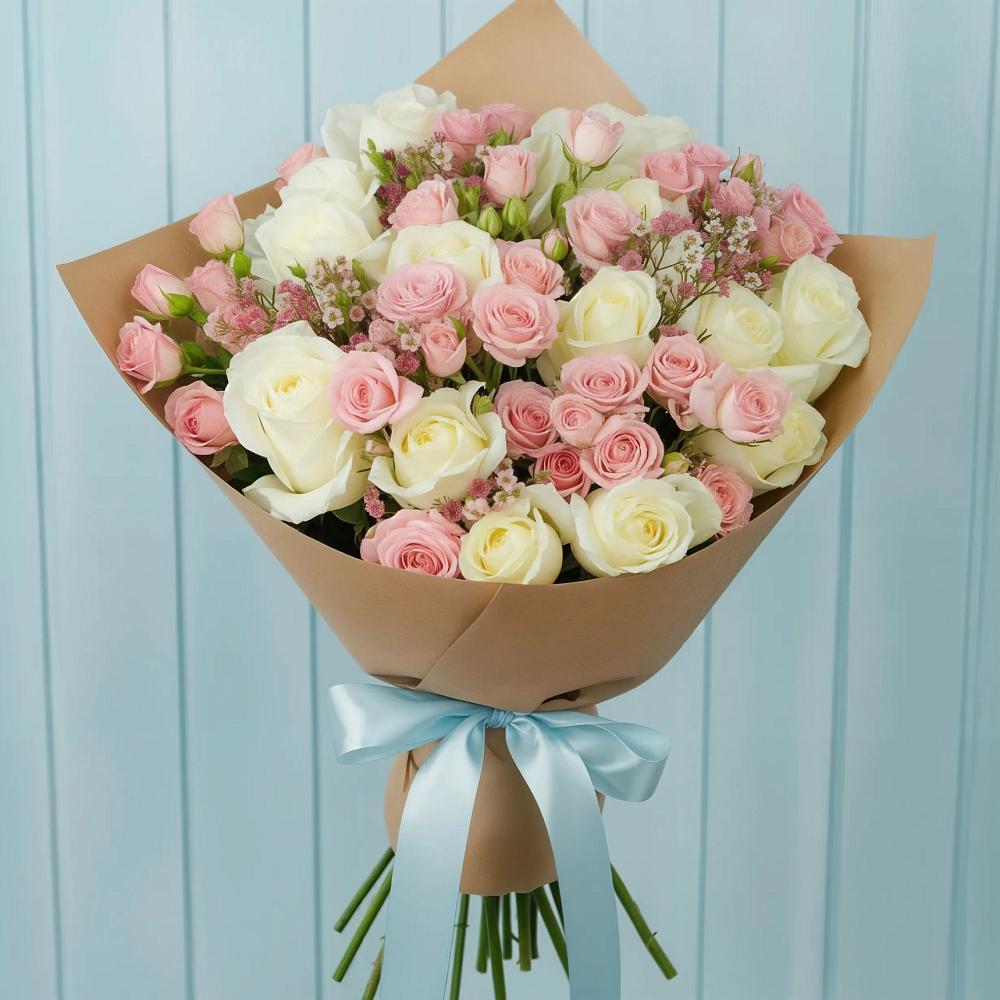 Букет цветов из: Розы в Падаре