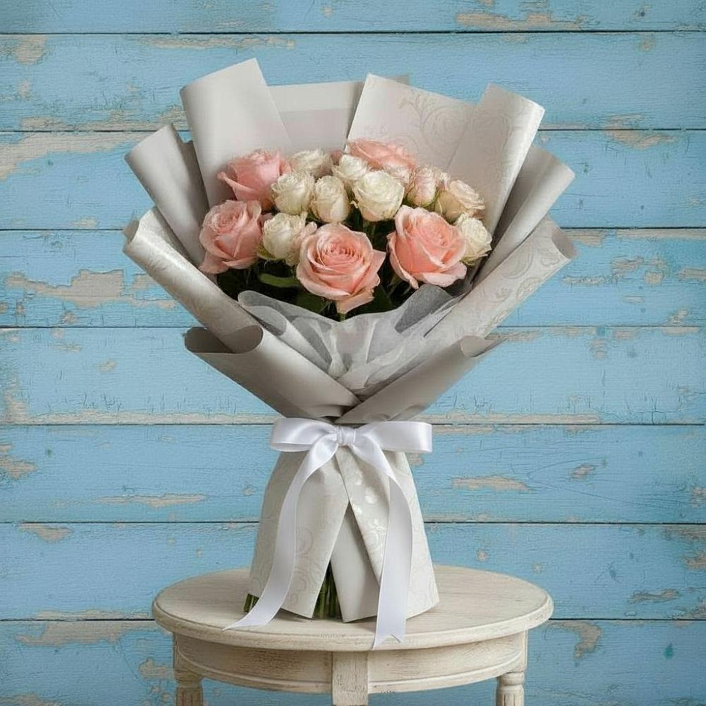 Букет цветов из: Розы в Падаре