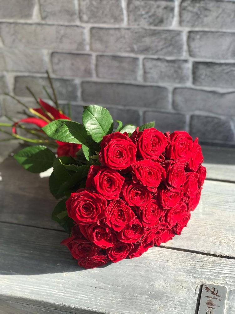 Букет Красные розы Фридом в Падаре