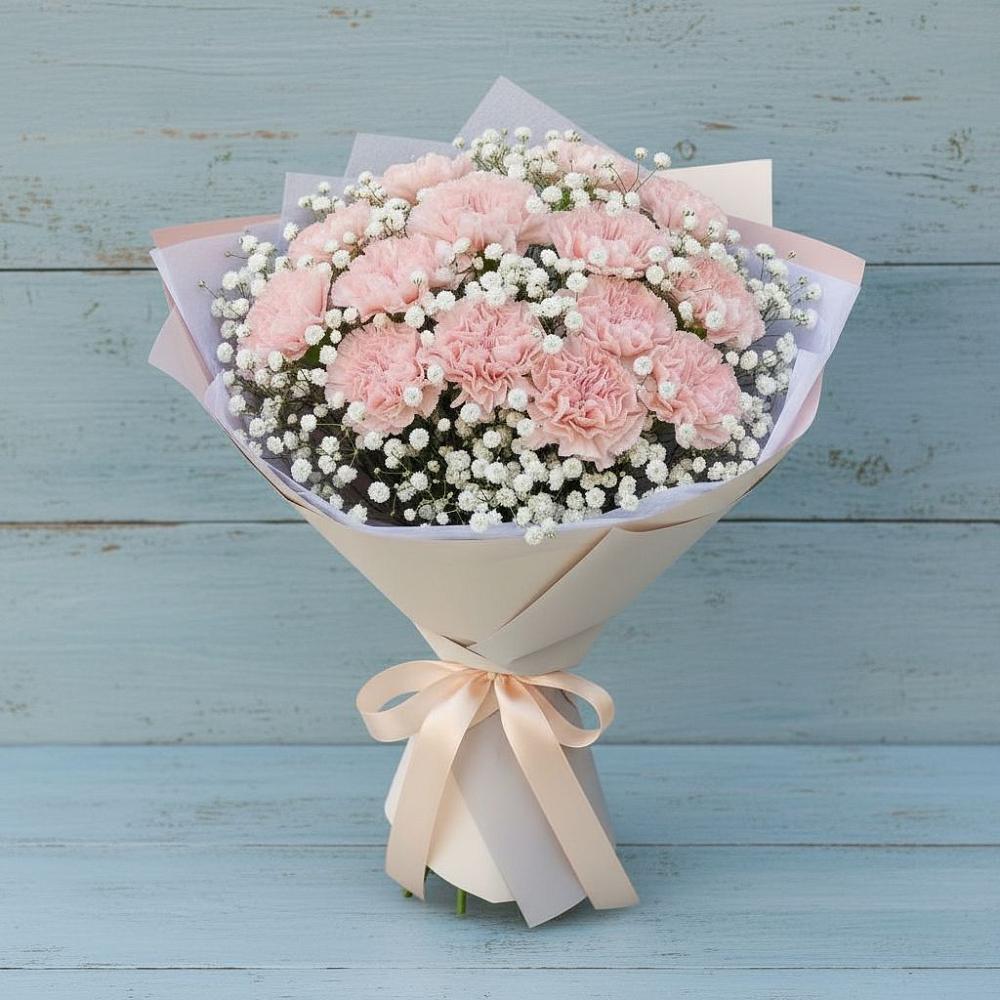 Букет цветов из: Гвоздики в Падаре