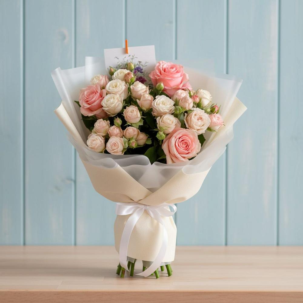 Букет цветов из: Розы в Падаре