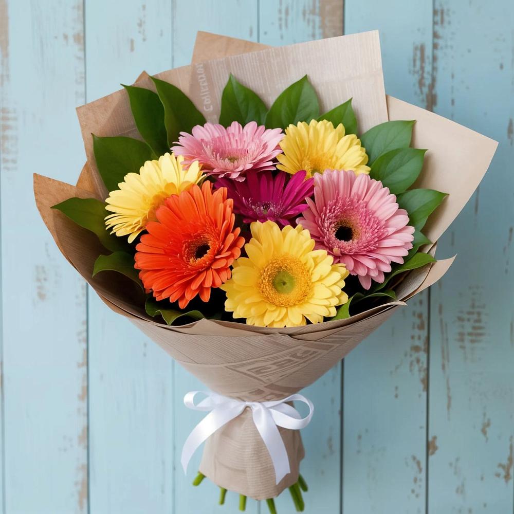 Букет цветов из: Герберы в Падаре
