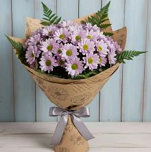 Букет цветов из:  Хризантемы #REPLACE_PRED# Падаре