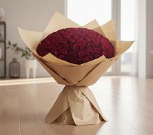 Букет 101 Красная роза в Падаре