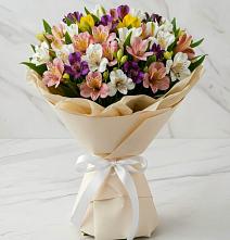 Букет цветов из:  Альстромерии #REPLACE_PRED# Падаре