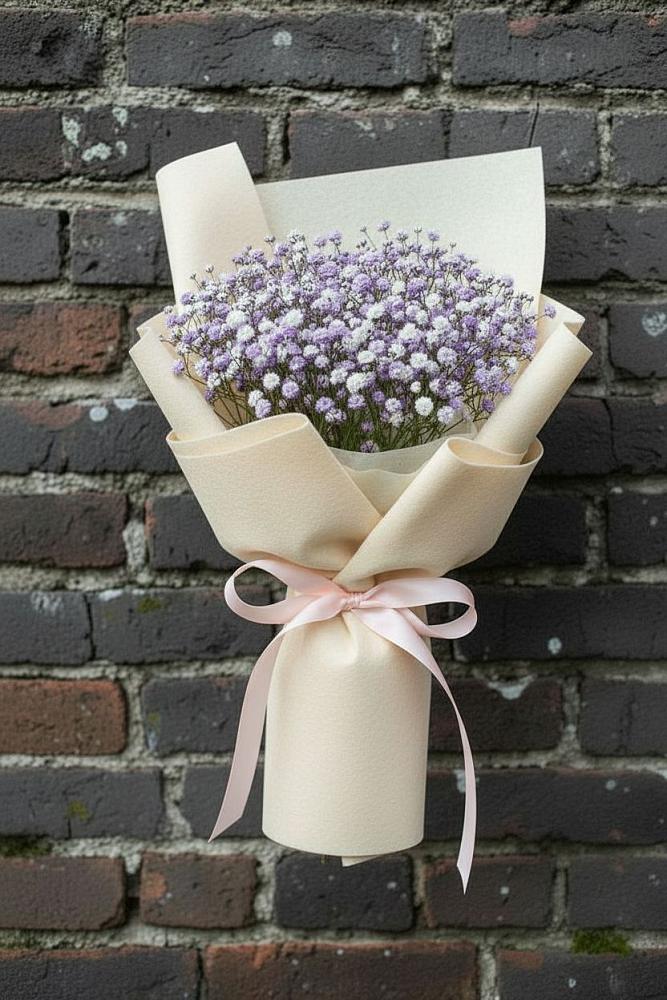 Букет цветов из: Гипсофила в Падаре