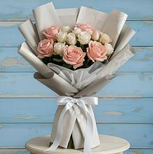 Букет цветов из:  Розы #REPLACE_PRED# Падаре