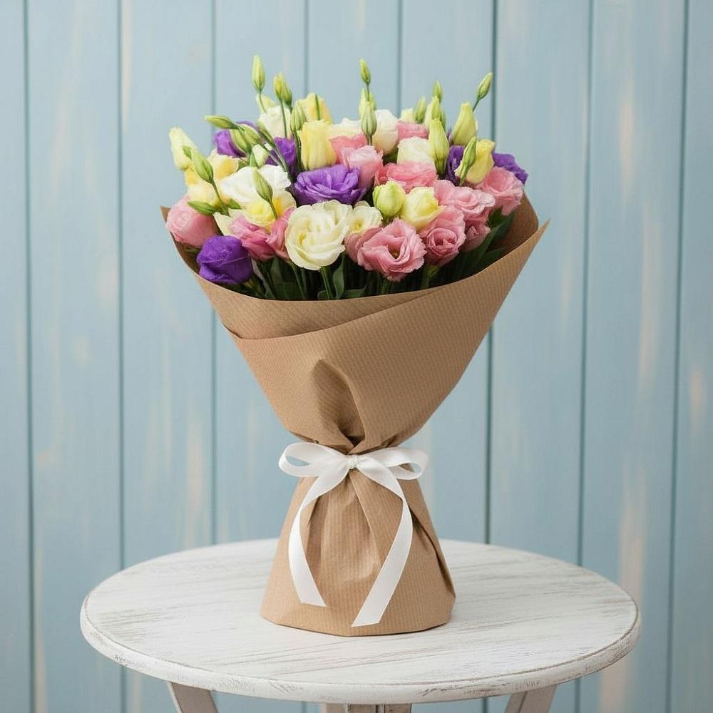 Букет цветов из: Лизиантусы в Падаре