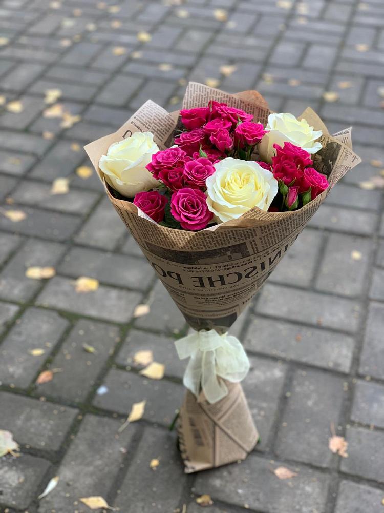 Букет цветов из: Розы в Падаре