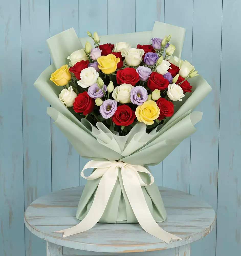 Букет цветов из: Розы в Падаре