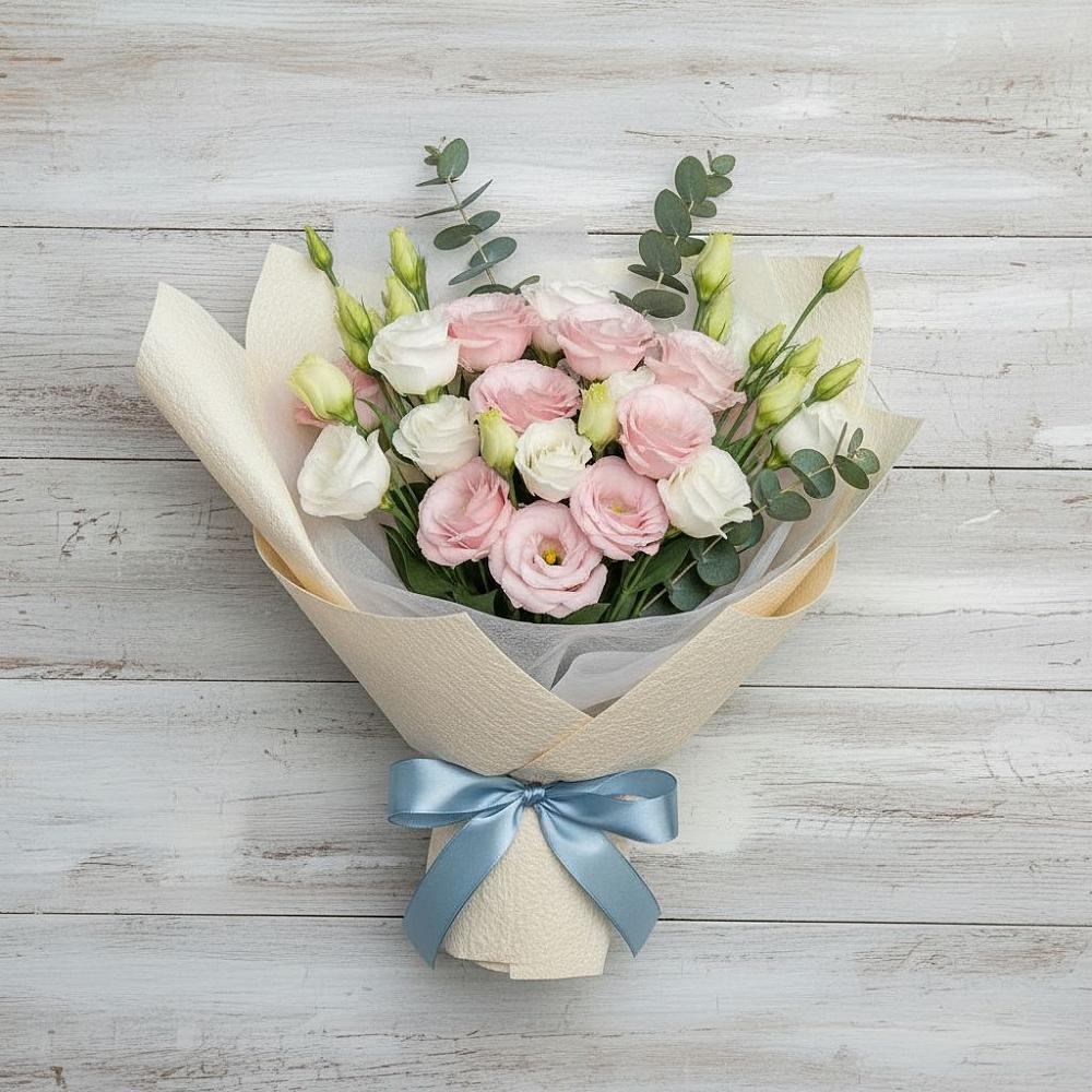 Букет цветов из: Лизиантусы в Падаре